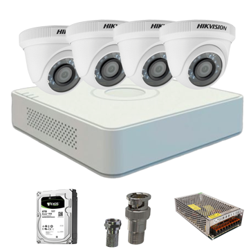 Tron Bo 4camera Hikvision 1mp